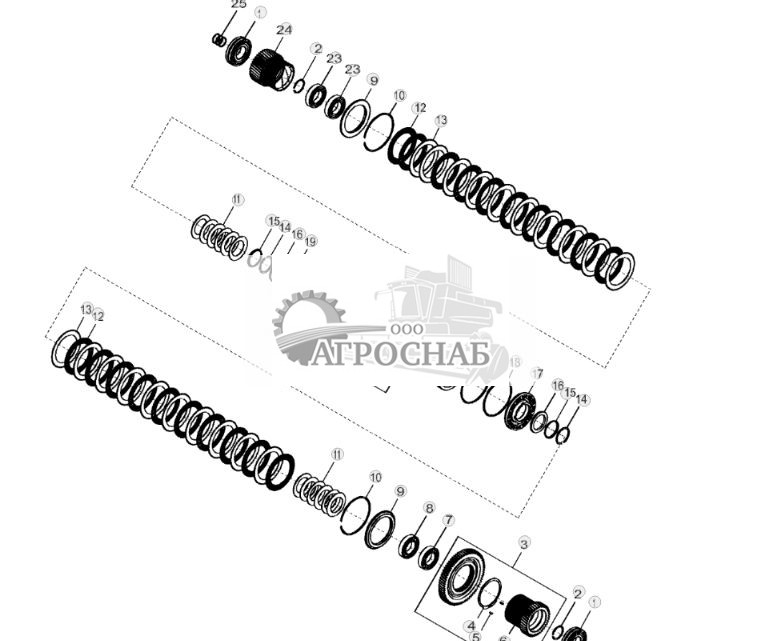 YZ107478 Вал четвертой ступени в сборе - ST875593 50.jpg
